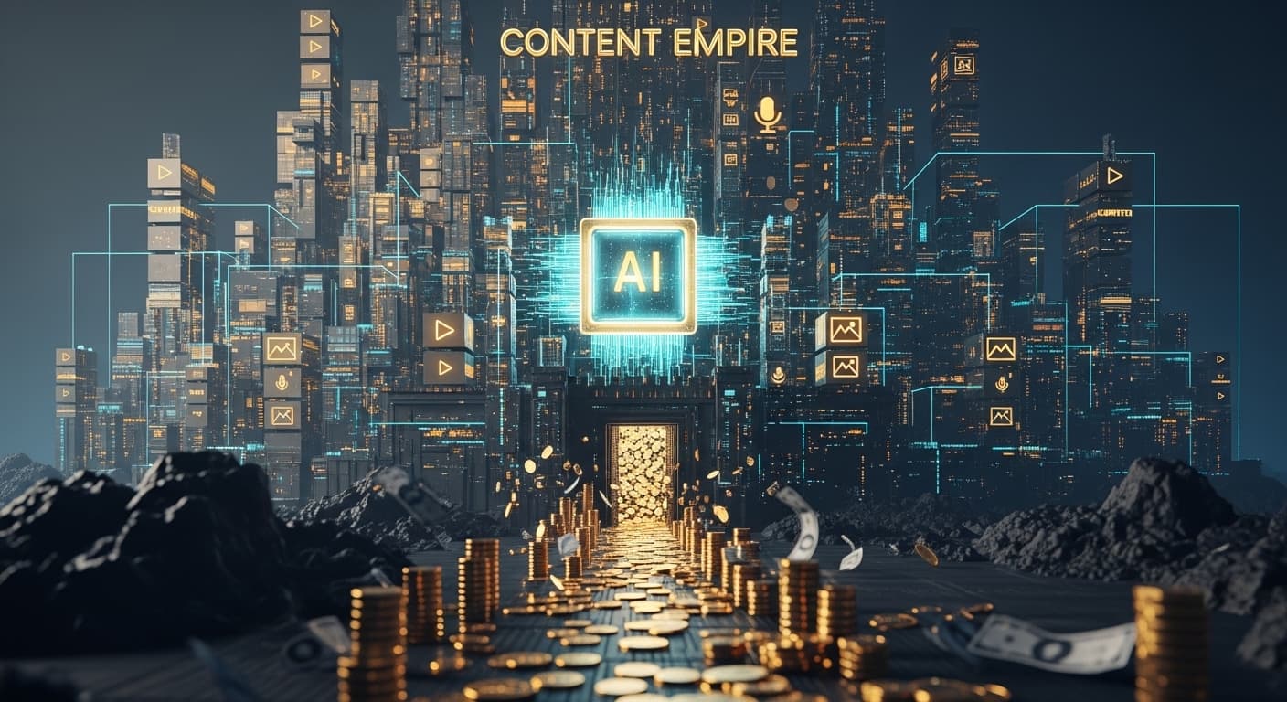 How to Build a Content Empire & Make Money Using a Single AI Platform